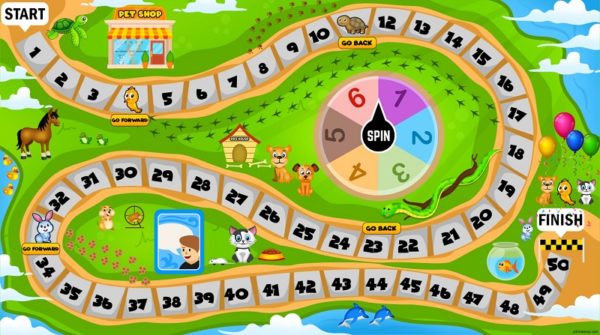 Pet Shop Board Game with Card Decks - Ultimate SLP