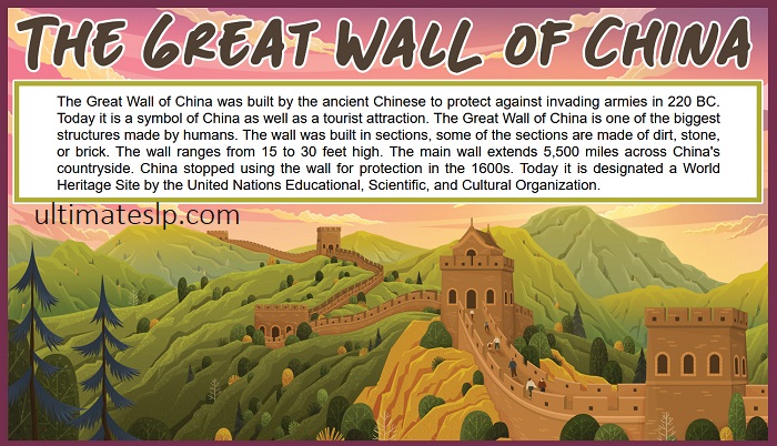 essay 10 lines on great wall of china